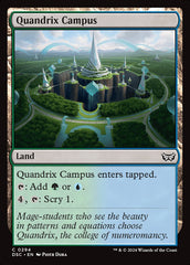 Campus de Quandrix / Quandrix Campus - Magic: The Gathering - MoxLand