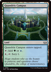 Campus de Quandrix / Quandrix Campus - Magic: The Gathering - MoxLand