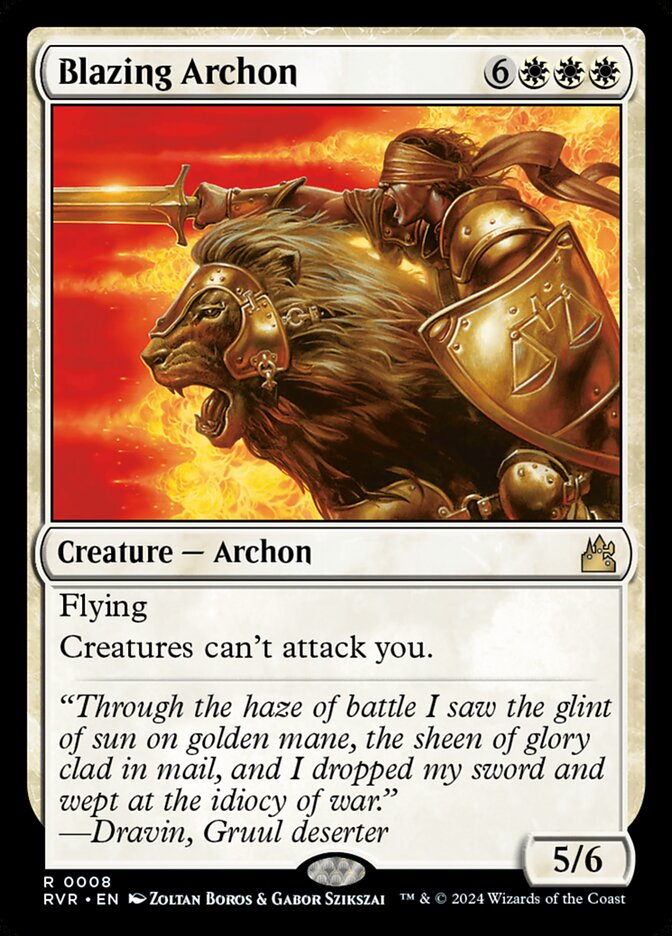 Arconte Flamejante / Blazing Archon - Magic: The Gathering - MoxLand
