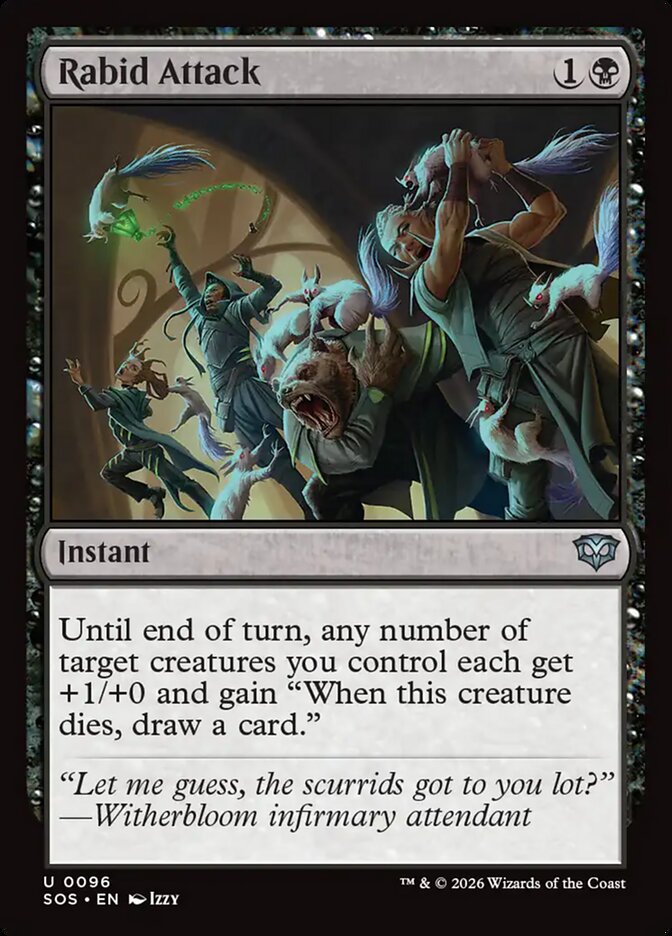Rabid Attack - Magic: The Gathering - MoxLand