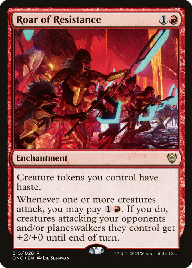 Rugido de Resistência / Roar of Resistance - Magic: The Gathering - MoxLand