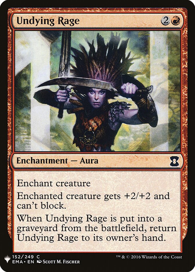 Fúria Imortal / Undying Rage - Magic: The Gathering - MoxLand