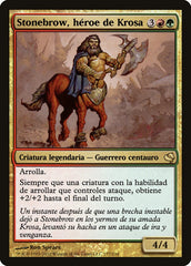 Testa-de-Pedra, Herói Krosano / Stonebrow, Krosan Hero - Magic: The Gathering - MoxLand