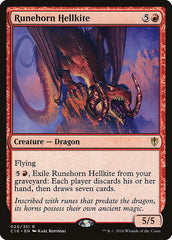 Dragão Avérneo Cornorúnico / Runehorn Hellkite - Magic: The Gathering - MoxLand