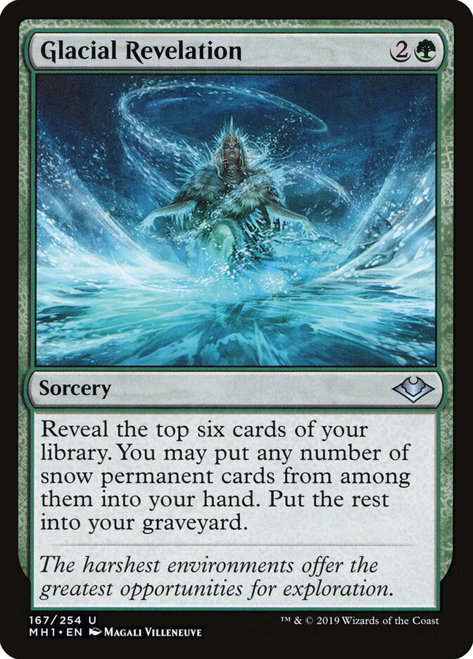 Revelação Glacial / Glacial Revelation - Magic: The Gathering - MoxLand