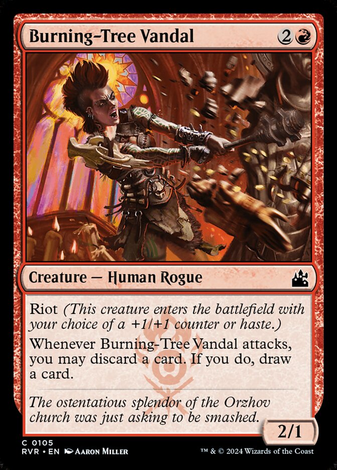 Vândala da Árvore Flamejante / Burning-Tree Vandal - Magic: The Gathering - MoxLand