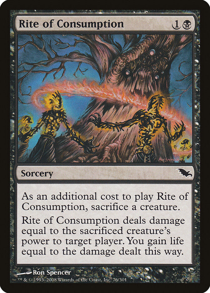Rito de Consumação / Rite of Consumption - Magic: The Gathering - MoxLand