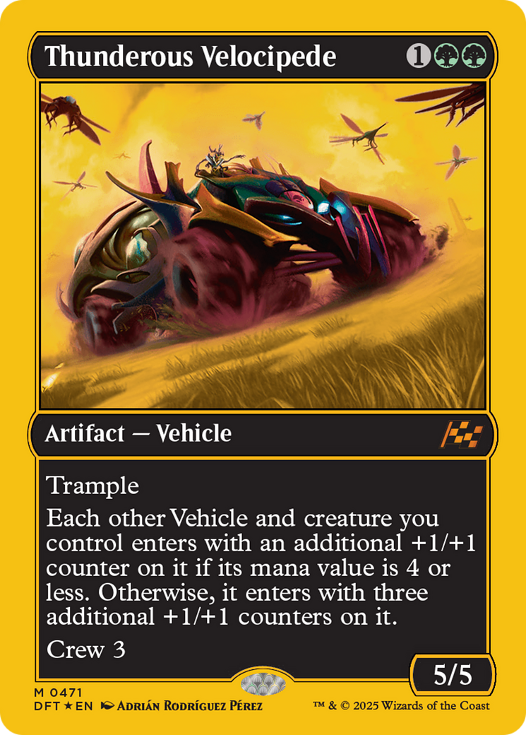 Velocípede Trovejante / Thunderous Velocipede - Magic: The Gathering - MoxLand