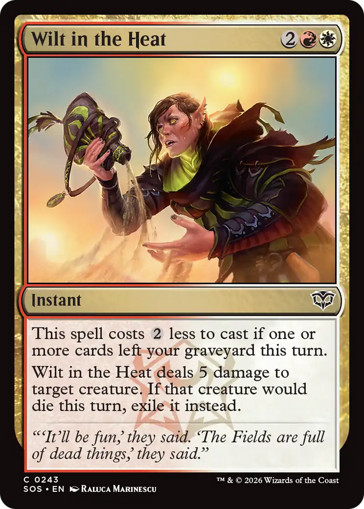 Wilt in the Heat - Magic: The Gathering - MoxLand