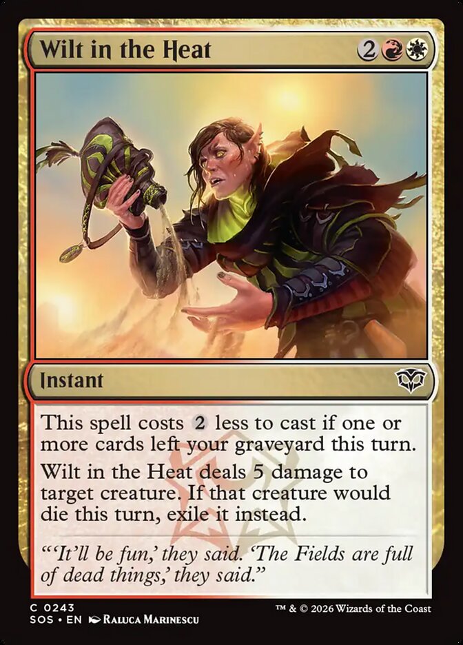 Wilt in the Heat - Magic: The Gathering - MoxLand