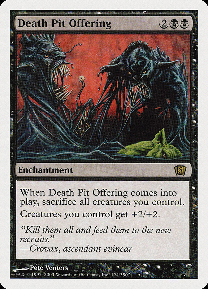 Oferenda do Fosso da Morte / Death Pit Offering - Magic: The Gathering - MoxLand