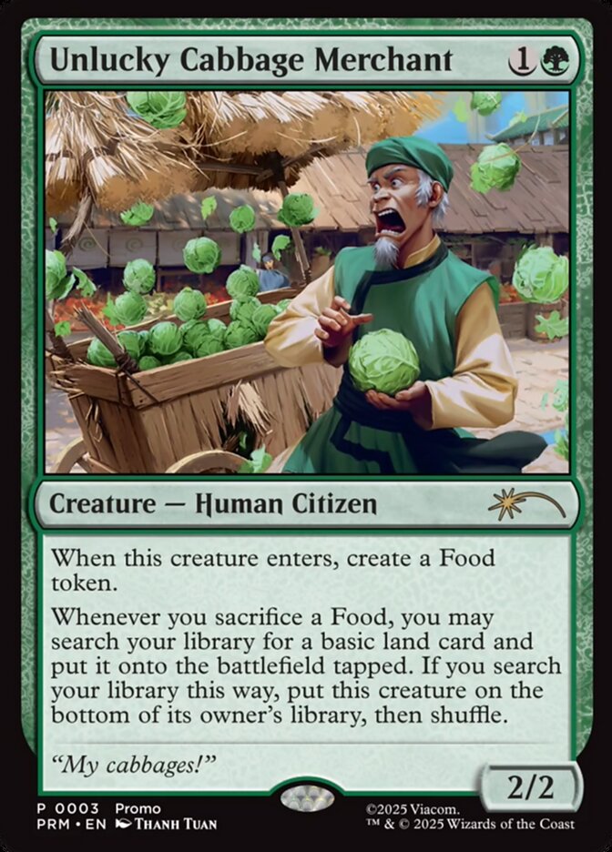 Unlucky Cabbage Merchant - Magic: The Gathering - MoxLand