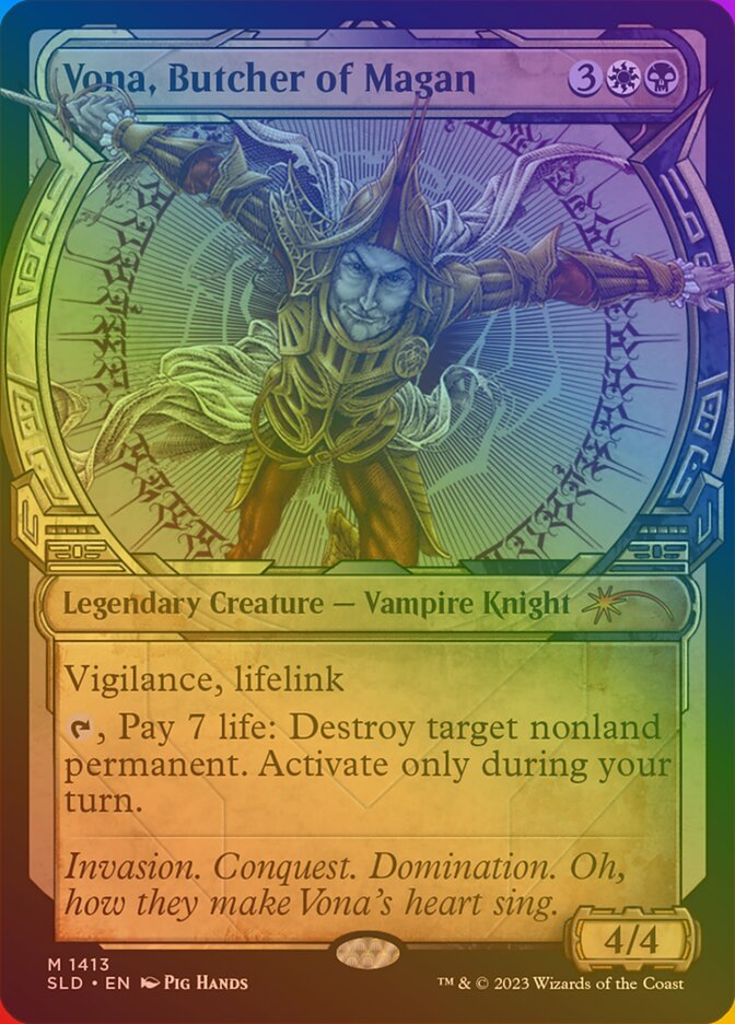 Vona, Açougueira de Magan / Vona, Butcher of Magan - Magic: The Gathering - MoxLand