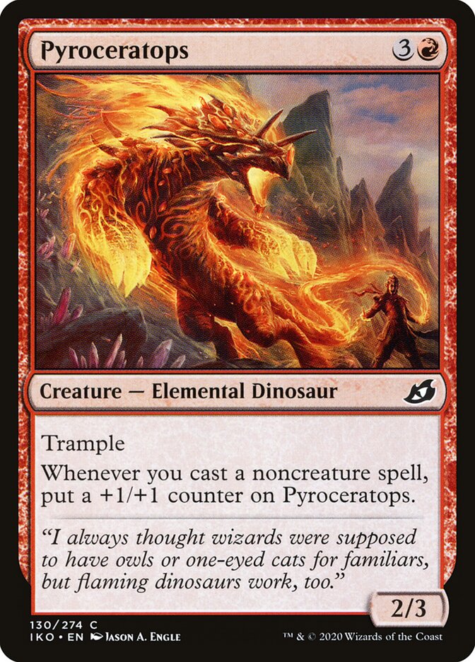 Pirocerátopo / Pyroceratops - Magic: The Gathering - MoxLand