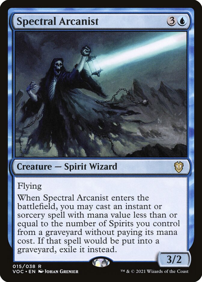 Arcanista Espectral / Spectral Arcanist - Magic: The Gathering - MoxLand