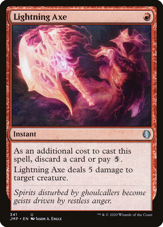 Machado Relampejante / Lightning Axe - Magic: The Gathering - MoxLand