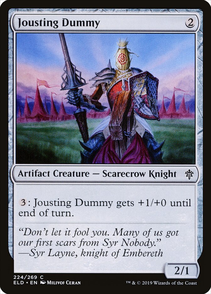 Boneco de Justa / Jousting Dummy - Magic: The Gathering - MoxLand