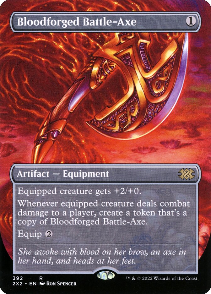 Machado Forjado em Sangue / Bloodforged Battle-Axe - Magic: The Gathering - MoxLand