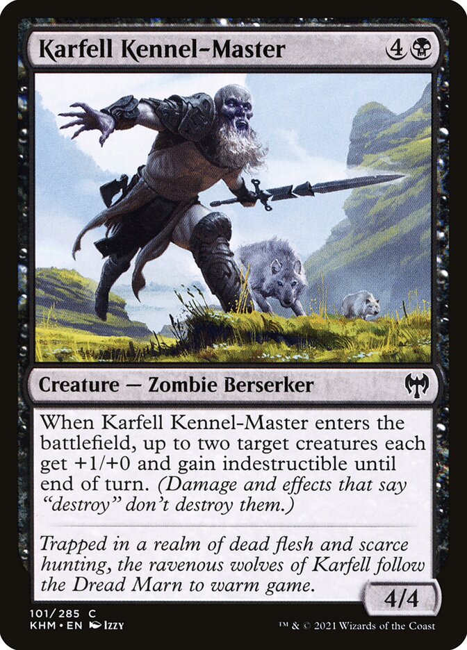 Mestre do Canil de Karfell / Karfell Kennel-Master - Magic: The Gathering - MoxLand