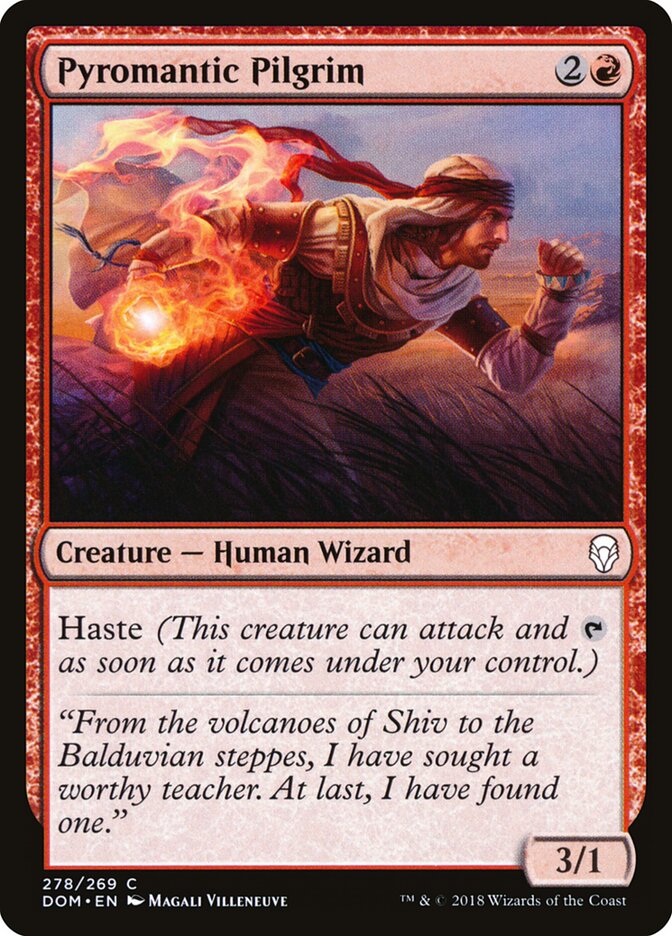 Peregrino Piromântico / Pyromantic Pilgrim - Magic: The Gathering - MoxLand