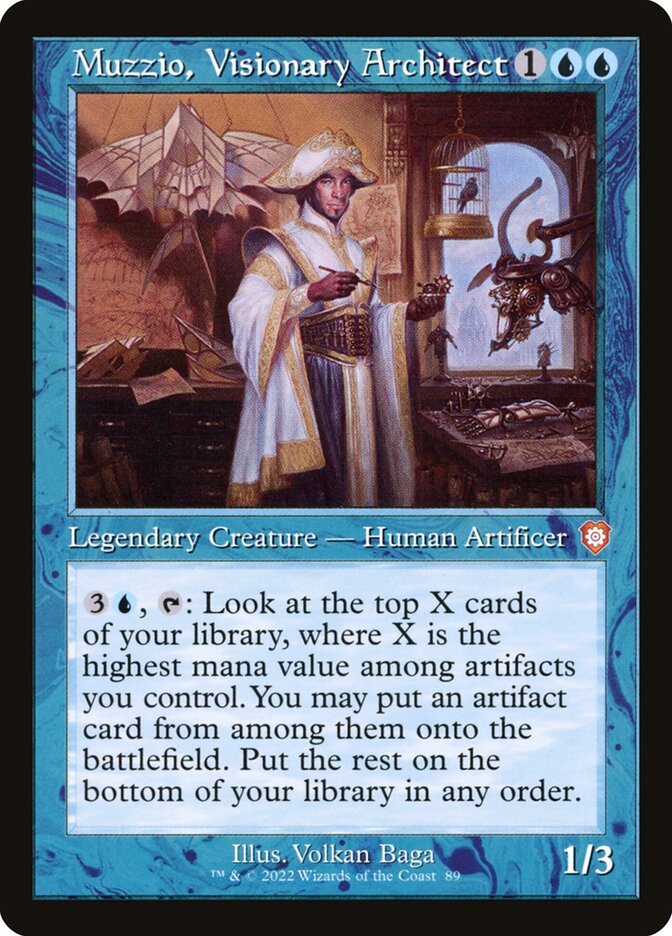 Muzzio, Visionary Architect / Muzzio, Visionary Architect - Magic: The Gathering - MoxLand