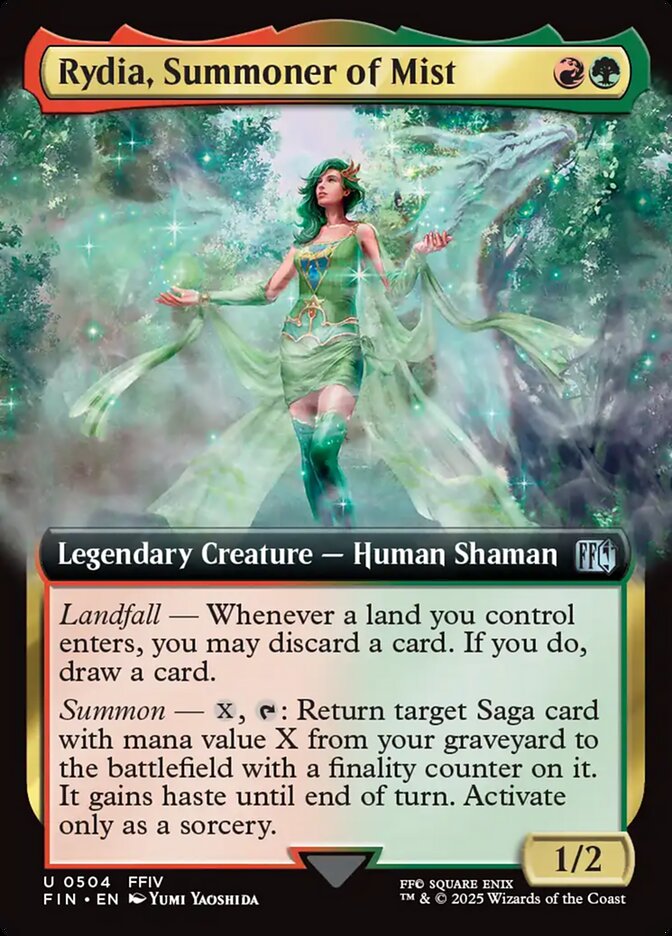 Rydia, Invocadora da Brumas / Rydia, Summoner of Mist - Magic: The Gathering - MoxLand