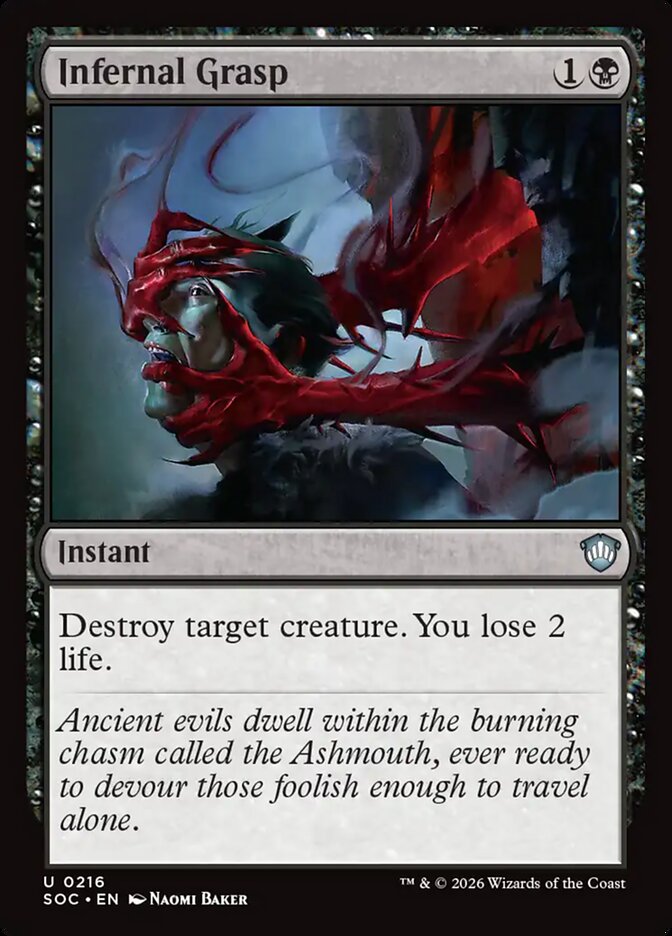 Garras Infernais / Infernal Grasp - Magic: The Gathering - MoxLand