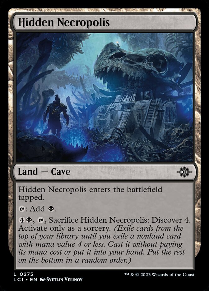 Necrópole Escondida / Hidden Necropolis - Magic: The Gathering - MoxLand