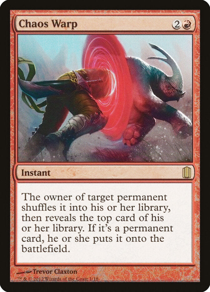 Distorção Caótica / Chaos Warp - Magic: The Gathering - MoxLand