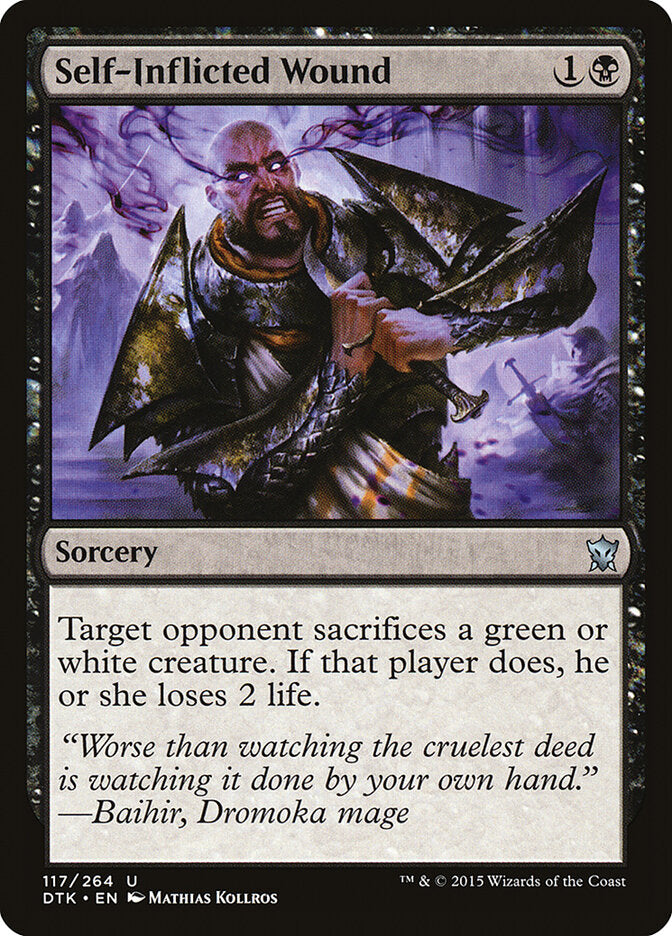 Ferida Autoinfligida / Self-Inflicted Wound - Magic: The Gathering - MoxLand