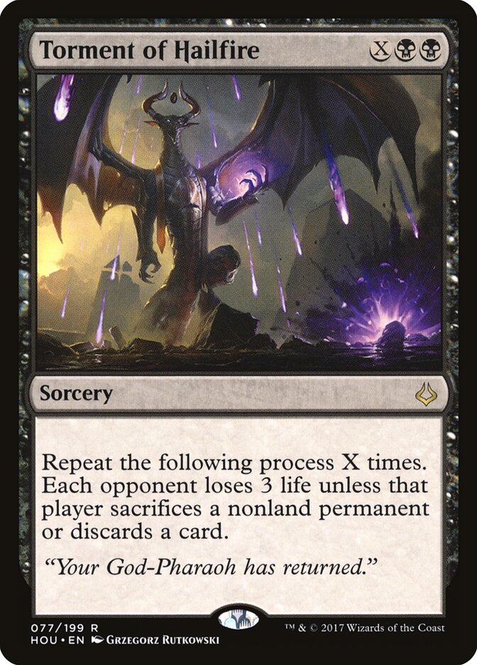 Tormento de Granizo Flamejante / Torment of Hailfire - Magic: The Gathering - MoxLand