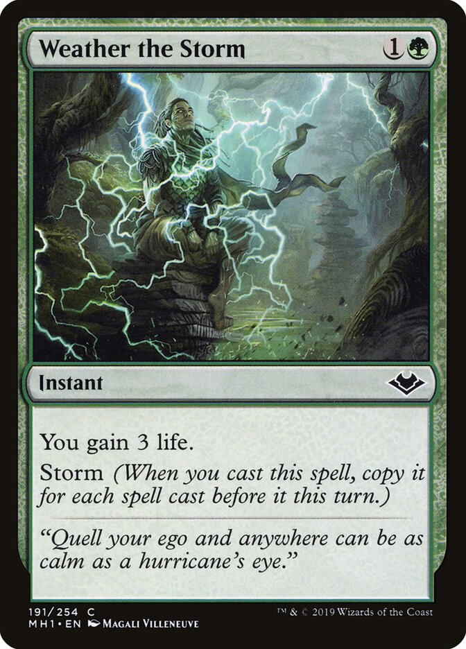 Resistir à Tempestade / Weather the Storm - Magic: The Gathering - MoxLand