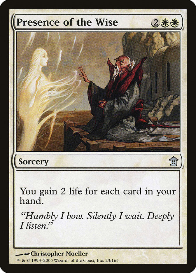 Presença do Sábio / Presence of the Wise - Magic: The Gathering - MoxLand