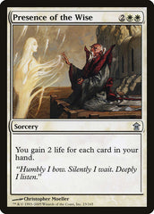 Presença do Sábio / Presence of the Wise - Magic: The Gathering - MoxLand