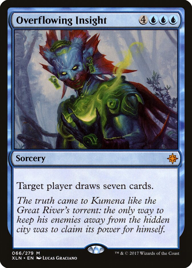 Visão Transbordante / Overflowing Insight - Magic: The Gathering - MoxLand