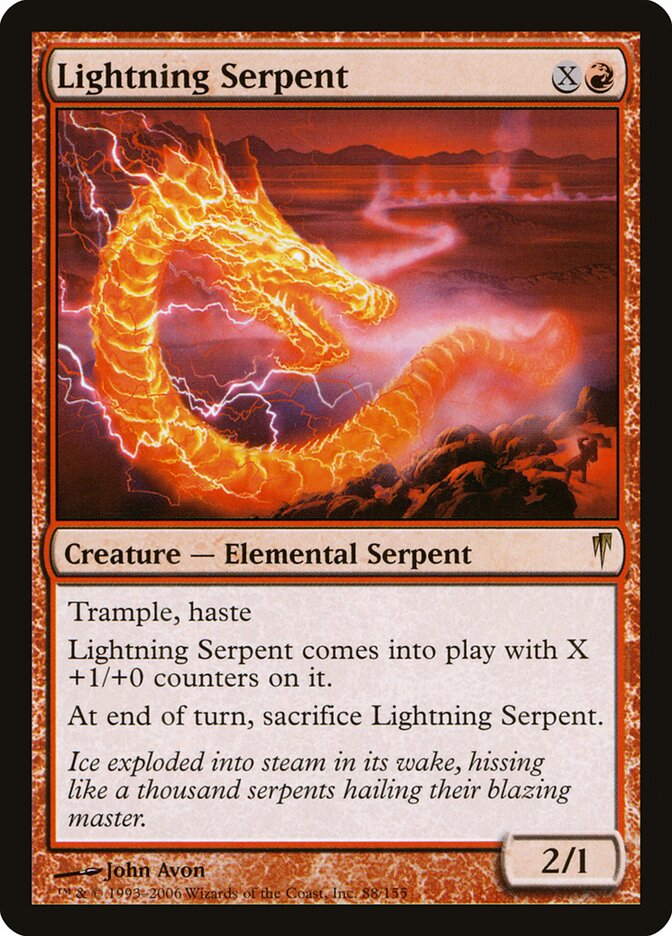 Serpente Relampejante / Lightning Serpent - Magic: The Gathering - MoxLand