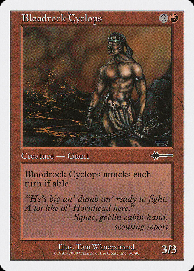 Ciclope de Olho Injetado / Bloodrock Cyclops - Magic: The Gathering - MoxLand