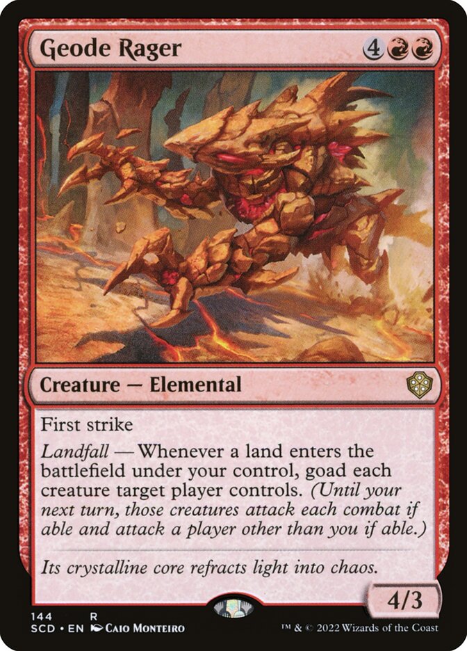 Raivoso do Geodo / Geode Rager - Magic: The Gathering - MoxLand