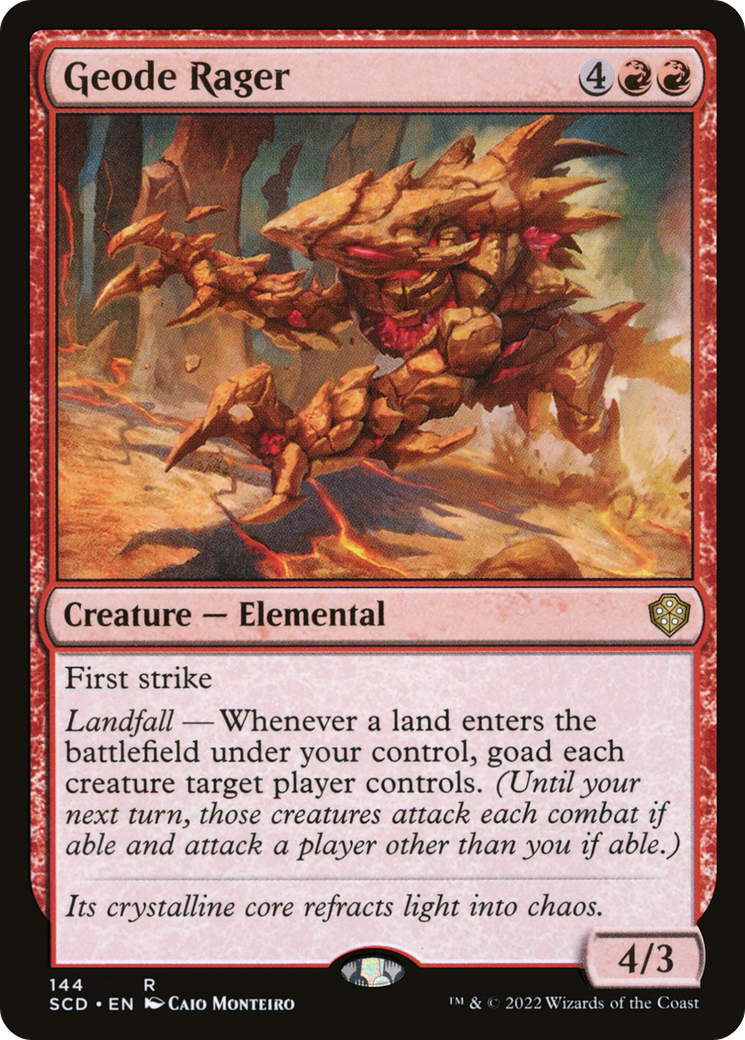 Raivoso do Geodo / Geode Rager - Magic: The Gathering - MoxLand