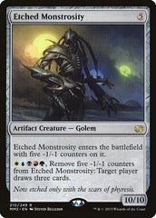 Monstruosidade Entalhada / Etched Monstrosity - Magic: The Gathering - MoxLand