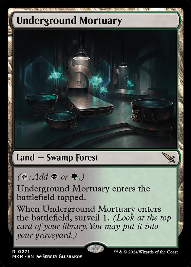 Mortuário Subterrâneo / Underground Mortuary - Magic: The Gathering - MoxLand