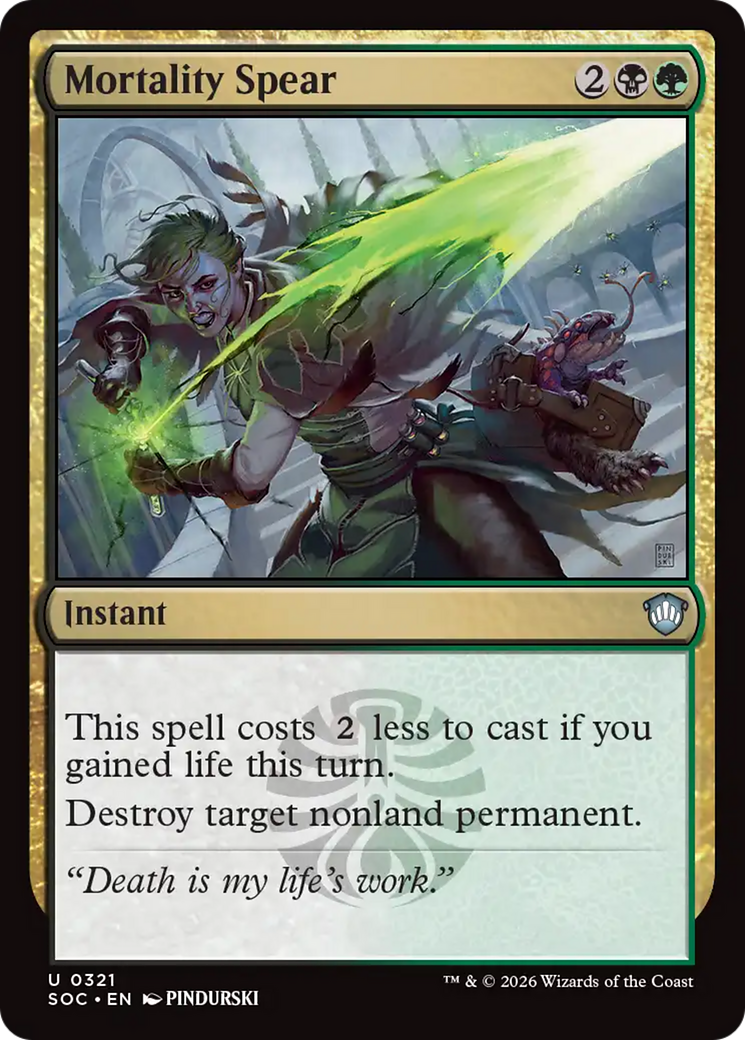 Lança da Mortalidade / Mortality Spear - Magic: The Gathering - MoxLand