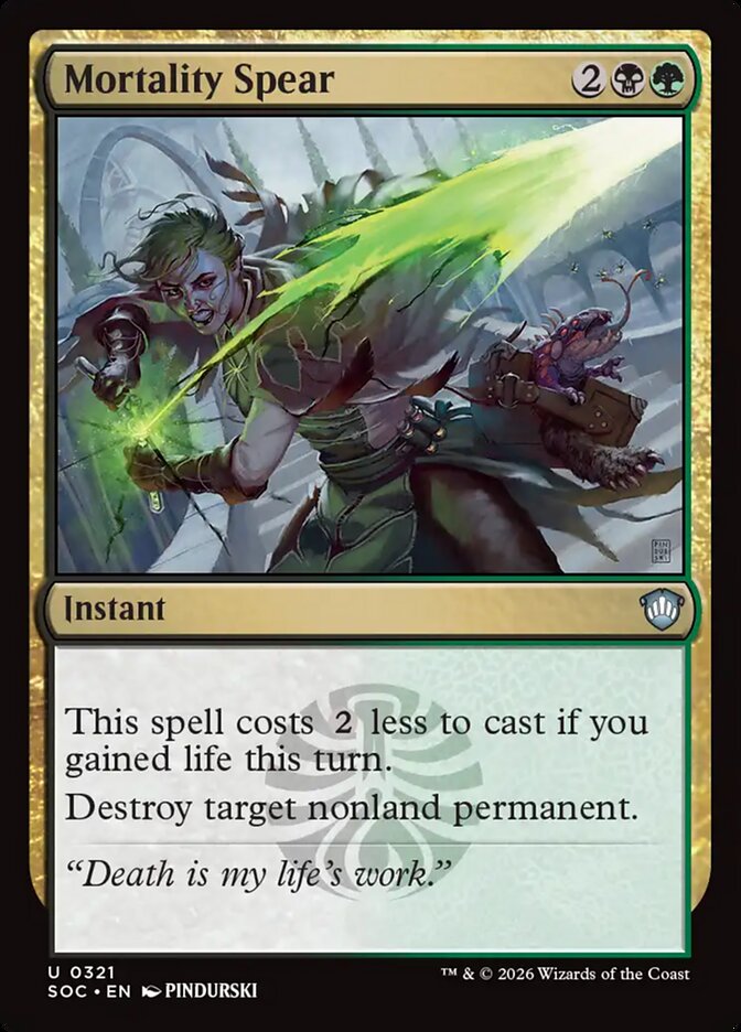 Lança da Mortalidade / Mortality Spear - Magic: The Gathering - MoxLand