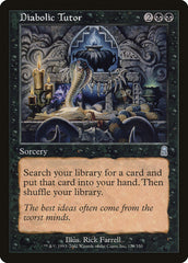 Tutor Diabólico / Diabolic Tutor - Magic: The Gathering - MoxLand