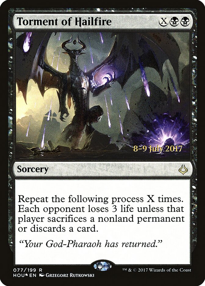 Tormento de Granizo Flamejante / Torment of Hailfire - Magic: The Gathering - MoxLand