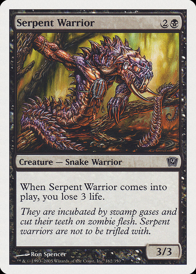 Guerreiro Serpente / Serpent Warrior - Magic: The Gathering - MoxLand