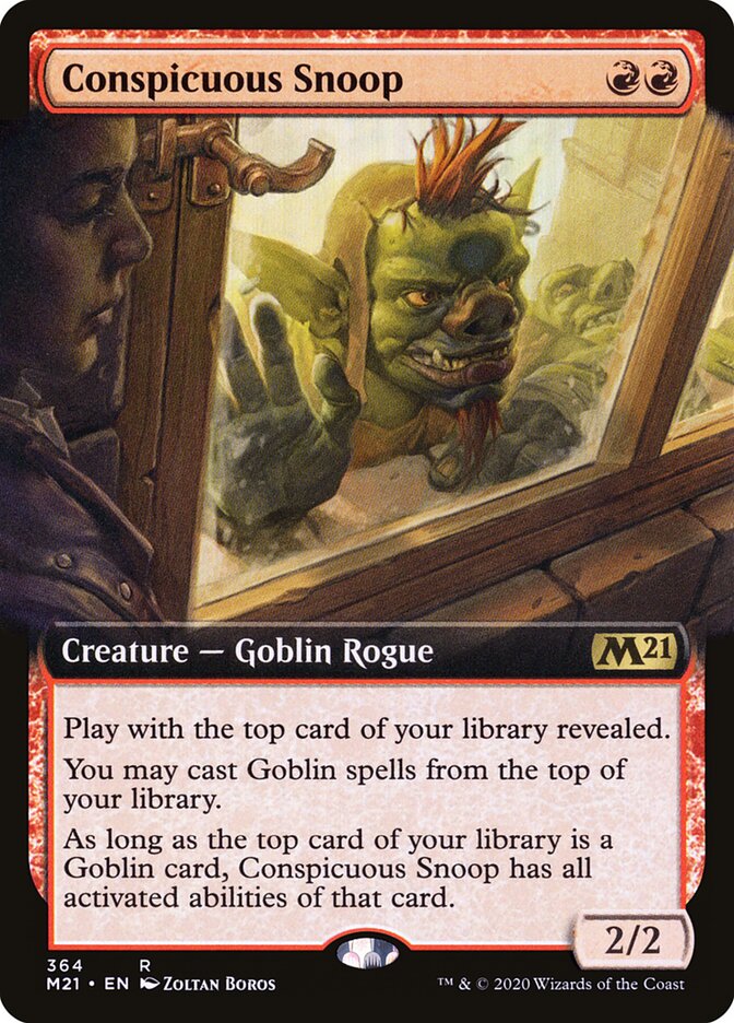 Bisbilhoteiro Chamativo / Conspicuous Snoop - Magic: The Gathering - MoxLand