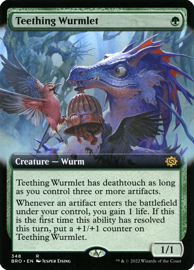 Serpente Terrestre Infante / Teething Wurmlet - Magic: The Gathering - MoxLand