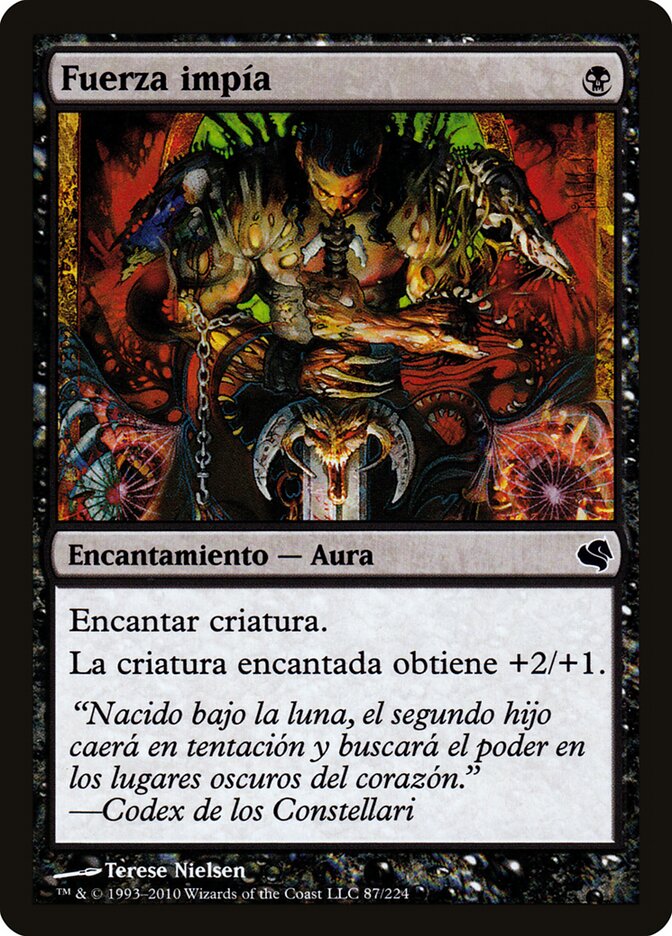 Força Profana / Unholy Strength - Magic: The Gathering - MoxLand