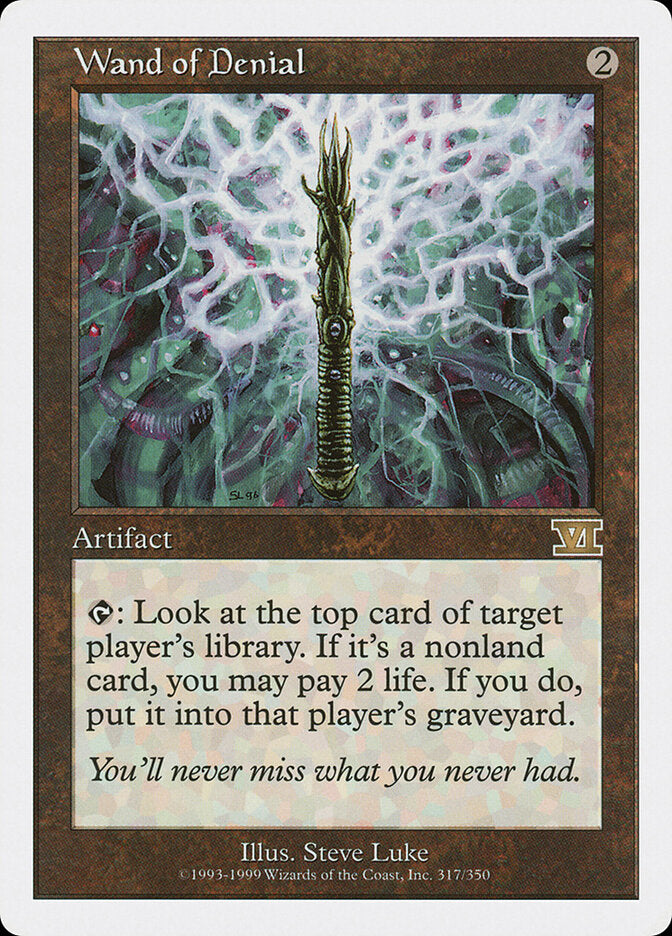 Bastão da Anulação / Wand of Denial - Magic: The Gathering - MoxLand